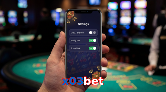 Game list for X03bet app section